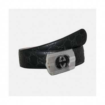 Gucci 2019 Mens Leather Belt - 구찌 2019 남성용 레더 벨트 GUBT0052.Size(3.8cm),블랙