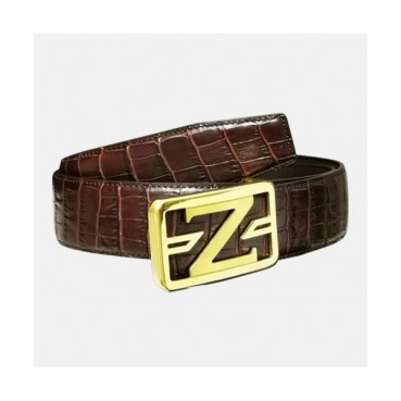 Ermenegildo Zegna 2019 Mens  Leather Belt - 에르메네질도 제냐 2019 남성용 레더 벨트 ZEGBT0005.Size(3.8cm),레드브라운금장,레드브라운은장