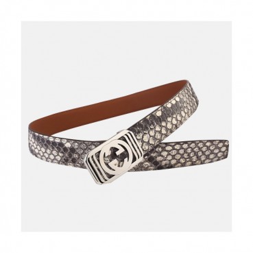 Gucci 2019 Mens Leather Belt - 구찌 2019 남성용 레더 벨트 GUBT0049,블랙금장,그레이은장