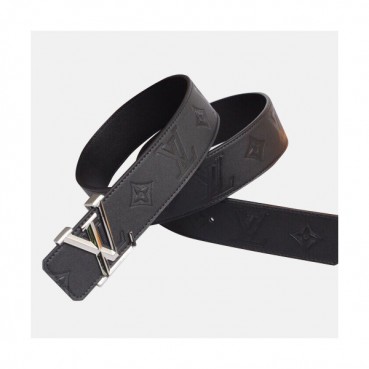 Louis vuitton 2019 Mens Leather Belt - 루이비통 2019 남성용  레더 벨트 LOUBT0048.Size(4.0cm).블랙