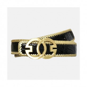 Gucci 2019 Mens Crocodile Leather Belt - 구찌 2019 남성용 크로커다일 레더 벨트 GUBT0041.블랙