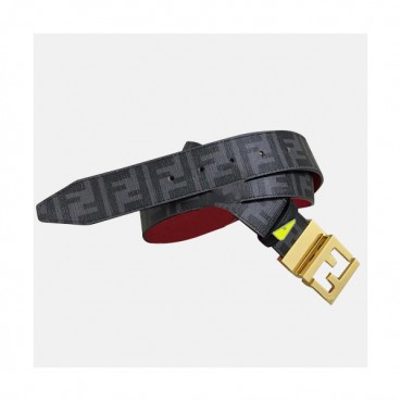 Fendi 2019 Mm/Wm Reversible Leather Bellt - 펜디 2019 남여공용 리버시블 레더 벨트 FENBT0002.Size(3.8cm).레드+블랙