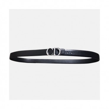 Christian Dior 2019 Ladies Leather Belt - 크리스챤 디올 2019 여성용 레더 벨트 DIOBT0010,Size(2.5CM).블랙