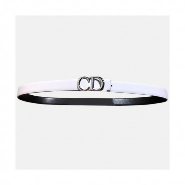 Christian Dior 2019 Ladies Leather Belt - 크리스챤 디올 2019 여성용 레더 벨트 DIOBT0009,Size(2.5CM).화이트
