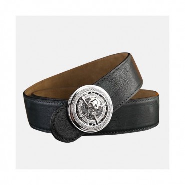 Alexander McQueen 2019 Mens Leather Belt - 알렉산더 맥퀸 2019 남성용 레더 벨트,MQBT0009,Size(3.8cm).다크그린은장,다크그린금장