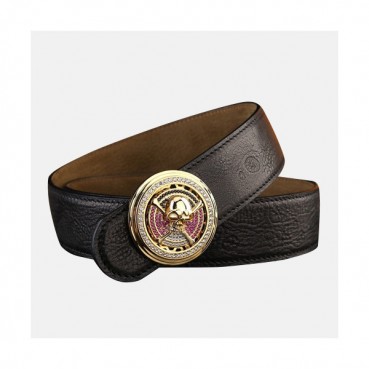 Alexander McQueen 2019 Mens Leather Belt - 알렉산더 맥퀸 2019 남성용 레더 벨트,MQBT0006,Size(3.8cm).블랙은장,블랙금장