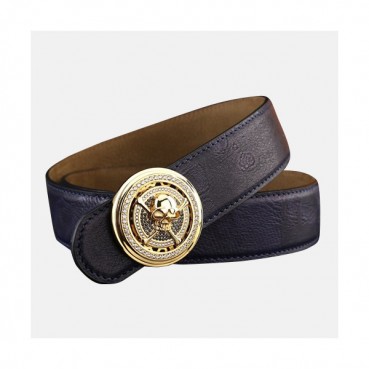 Alexander McQueen 2019 Mens Leather Belt - 알렉산더 맥퀸 2019 남성용 레더 벨트,MQBT0004,Size(3.8cm).네이비은장,네이비금장