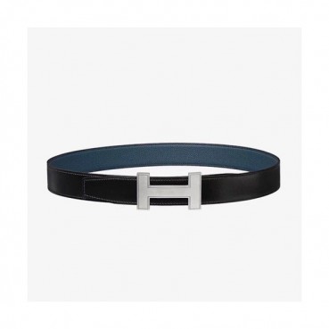 Hermes 2019 Mm/Wm Reversible Leather Belt - 에르메스 2019 남여공용 리버시블 레더 벨트 HERBT0038.Size(3.2cm).블루