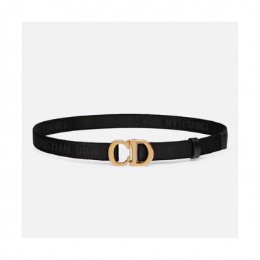 Christian Dior 2019 Ladies Saddle Nylon Belt - 크리스챤 디올 2019 여성용 새들 나일론 벨트 DIOBT0004,Size(2.0CM).블랙