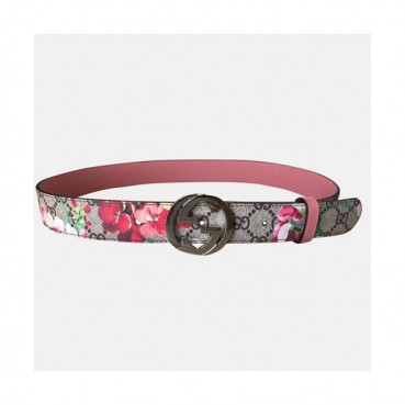 Gucci 2019 Ladies Leather Belt - 구찌 2019 여성용 레더 벨트 GUBT0022.Size(3.4cm).핑크