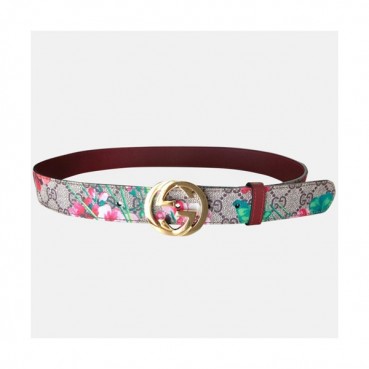 Gucci 2019 Ladies Leather Belt - 구찌 2019 여성용 레더 벨트 GUBT0017.Size(3.4cm).레드