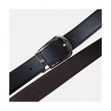Montblanc 2019 Mens Leather Belt - 몽블랑 2019 남성용 레더 벨트 MONBT0002.Size(3.5cm).블랙