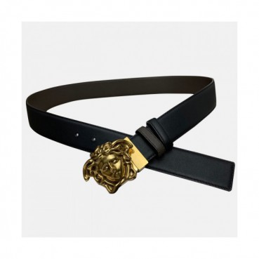 Versace 2019 Mens Leather Belt - 베르사체 2019  남성용  레더 벨트 VERBT0001.Size(3.8cm).블랙