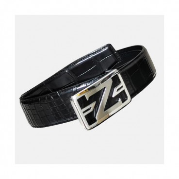 Ermenegildo Zegna 2019 Mens  Leather Belt - 에르메네질도 제냐 2019 남성용 레더 벨트 ZEGBT0001.Size(3.8cm).블랙금장,블랙은장