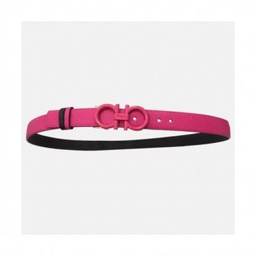 Salvatore Ferragamo 2019 Ladies Leather Belt - 살바토레 페라가모 2019 여성용 레더 벨트 FERB0003.Size(2.5cm).핑크