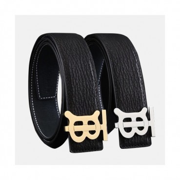 Burberry 2019 Mens TB Buckle Belt - 버버리 2019 남성용 TB 버클 벨트 BURBT0011.Size(3.8cm).블랙금장,블랙은장