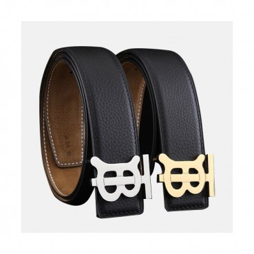 Burberry 2019 Mens TB Buckle Belt - 버버리 2019 남성용 TB 버클 벨트 BURBT0010.Size(3.8cm).블랙금장,블랙은장