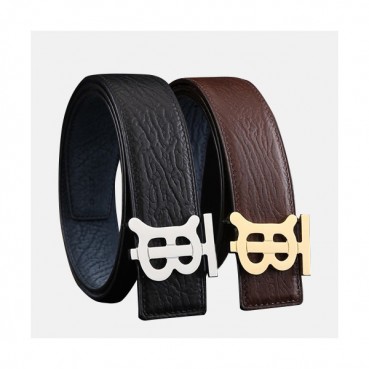 Burberry 2019 Mens TB Buckle Belt - 버버리 2019 남성용 TB 버클 벨트 BURBT0009.Size(3.8cm).브라운금장,블랙은장