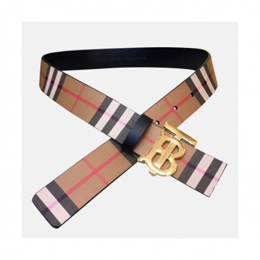 Burberry 2019 Mm/Wm TB Buckle Belt - 버버리 2019 남여공용 TB 버클 벨트 BURBT0008.Size(3.5cm).체크브라운