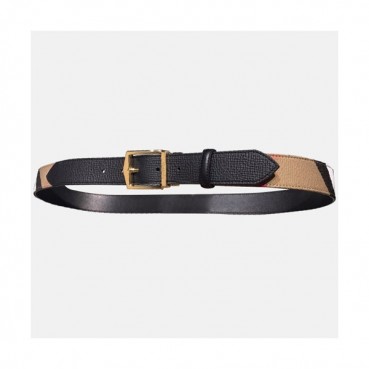 Burberry 2019 Mens Leather Belt - 버버리 2019 남성용 레더 벨트 BURBT0006.Size(3.5cm).체크블랙브라운