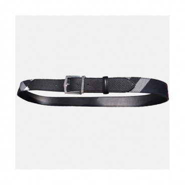 Burberry 2019 Mens Leather Belt - 버버리 2019 남성용 레더 벨트 BURBT0005.Size(3.5cm).체크블랙블루