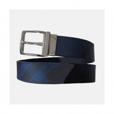 Burberry 2019 Mens Leather Belt - 버버리 2019 남성용 레더 벨트 BURBT0004.Size(3.5cm).체크블루