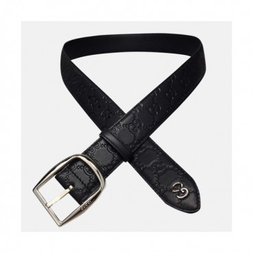 Gucci 2019 Mens Leather Belt - 구찌 2019 남성용 레더 벨트 GUBT0012.Size(4.0cm).블랙