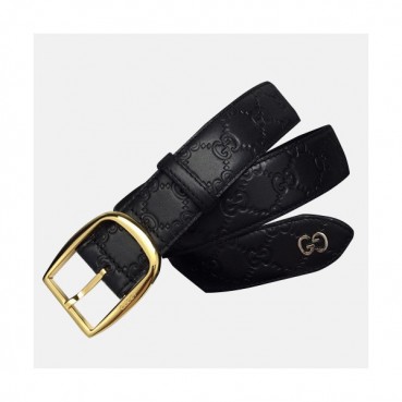 Gucci 2019 Mens Leather Belt - 구찌 2019 남성용 레더 벨트 GUBT0011.Size(4.0cm).블랙