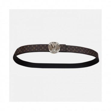 Louis vuitton 2019 Ladies Canvas & Leather Belt - 루이비통 2019 여성용 캔버스 & 레더 벨트 LOUBT0015.Size(2.5cm).브라운