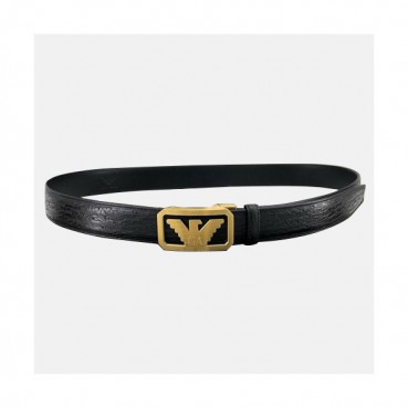 Armani 2019 Mens Leather Belt - 알마니 2019  남성용 레더 벨트 ARMBT0001.Size(3.5cm),블랙