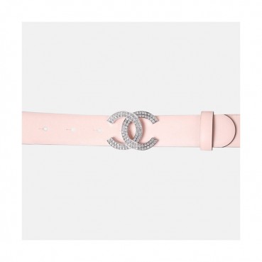Chanel 2019 Ladies Leather Belt - 샤넬 2019 여성용 레더 벨트 CHABT0012.Size(3.0cm).연핑크