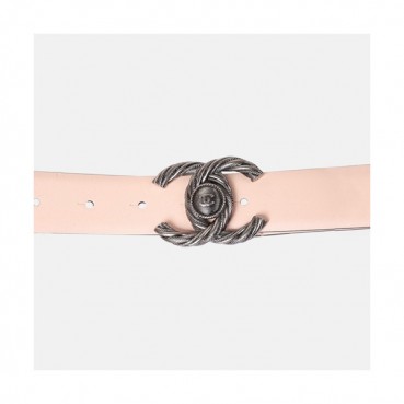 Chanel 2019 Ladies Leather Belt - 샤넬 2019 여성용 레더 벨트 CHABT0006.Size(3.0cm).연핑크