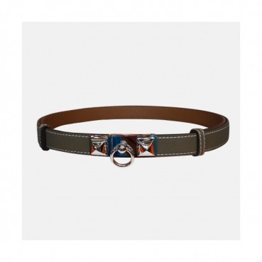 Hermes 2019 Kelly Ladies Epsom Leather Belt - 에르메스 2019 켈리 여성용 엠송 레더 벨트 HERBT0029.Size(1.8cm).그레이금장,그레이은장