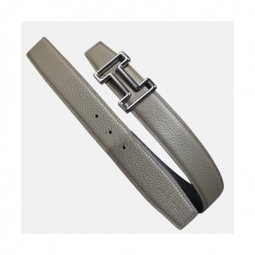 Hermes 2019 Mens Reversible Leather Belt - 에르메스 2019 남성용 리버시블 레더 벨트 HERBT0013.Size(3.8cm).그레이