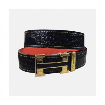 Hermes 2019 Mens Business Signature Logo Leather Belt - 에르메스 남성 비지니스 시그니처 로고 가죽 벨트 Her0205x.Size(3.8cm).블랙금장
