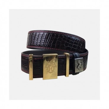 Hermes 2019 Mens Business Signature Logo Leather Belt - 에르메스 남성 비지니스 시그니처 로고 가죽 벨트 Her0197x.Size(3.8cm).블랙금장