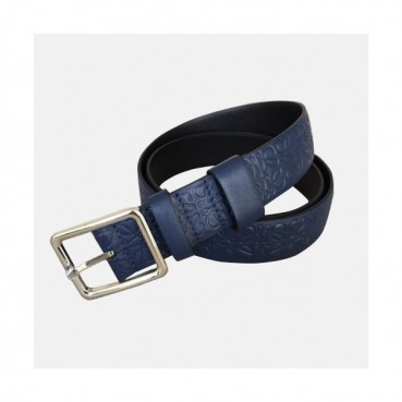 Loewe 2019 Mens Business Classic Buckle Leather Bellt - 로에베 남성 비지니스 클래식 버클 레더 벨트 Loe0035x.Size(3.8cm).네이비은장