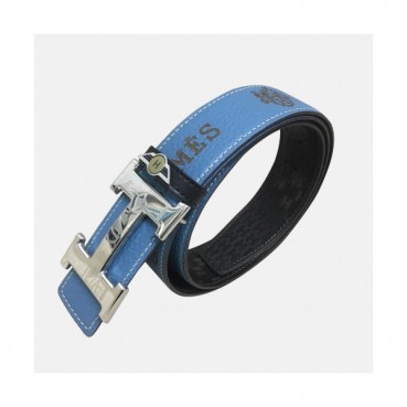 Hermes 2019 Mens Business Signature Logo Leather Belt - 에르메스 남성 비지니스 시그니처 로고 가죽 벨트 Her0188x.Size(3.8cm).블루은장