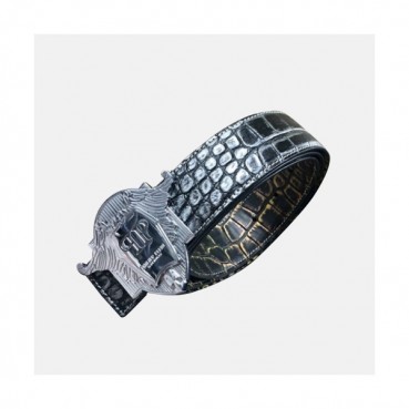 Philipp Plein 2019 Mens Box Logo Buckle Leather Belt - 필립플레인 남성 신상 박스 로고 버클 레더 벨트 Phi0025x.Size(3.8cm).2컬러(블랙은장/블랙금장)