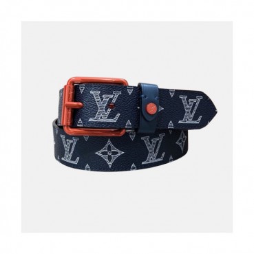Louis vuitton 2019 Mens Besiness Classic Buckle Leather Belt - 루이비통 남성 신상 비지니스 클래식 버클 레더 벨트 Lou0887x.Size(3.5cm).네이비
