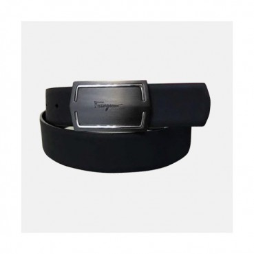 Salvatore Ferragamo 2019 Mens Box Logo Buckle Reversible eather Belt - 살바토레 페라가모 남성 박스 로고 버클 양면 레더 벨트 Fer0232x.Size(3.4cm).블랙차콜