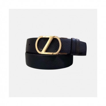 Ermenegildo Zegna 2019 Mens Business Reversible Leather Belt - 에르메네질도 제냐 남성 비지니스 양면 레더 벨트 Zeg0076x.Size(3.5cm).블랙금장
