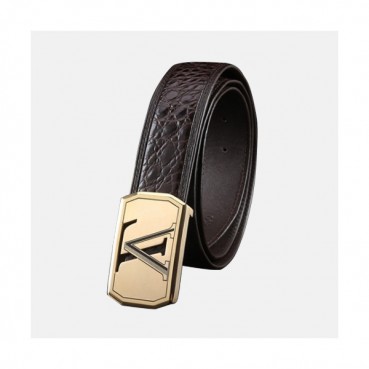 Louis vuitton 2019 Mens Business Initial Logo Leather Belt - 루이비통 남성 비지니스 이니셜 로고 가죽 벨트 Lou0881x.Size(3.8cm).2컬러(블랙은장/브라운금장)