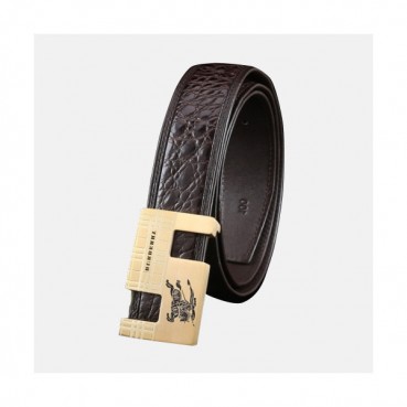 Hermes 2019 Mens Business Initial Logo Leather Belt - 에르메스 남성 비지니스 이니셜 로고 가죽 벨트 Her0183x.Size(3.8cm).2컬러(블랙은장/브라운금장)