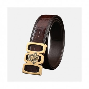 Versace 2019 Mens Signature Medusa Steel Buckle Leather Belt - 베르사체 신상 남성 시그니처 메두사 스틸 버클 레더 벨트 Ver0173x.Size(3.8cm).2컬러(블랙은장/브라운금장)