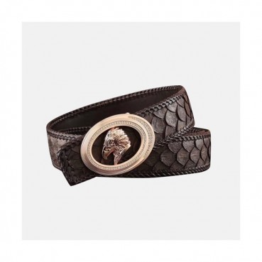 Stefano Ricci 2019 Mens Handi Craft Snake Leather Belt - 스테파노리치 남성 핸디 크래프트 뱀가죽 벨트 Ste0064x.Size(3.8cm).3컬러(블랙금장/화이트은장/브라운로즈골드)