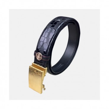 Salvatore Ferragamo 2019 Mens Gancio Buckle Leather Belt - 살바토레 페라가모 남성 간치오 버클 레더 벨트 Fer0226x.Size(3.5cm).블랙검장
