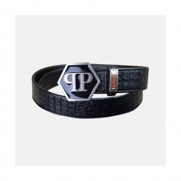 Philipp Plein 2019 Mens Box  Logo Buckle Leather Belt - 필립플레인 남성 신상 박스 로고 버클 레더 벨트 Phi0024x.Size(3.5cm).블랙은장
