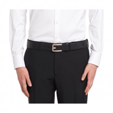 Prada 2019 Mens Saffiano Business Leather Belt - 프라다 남성 신상 사피아노 비지니스 레더 벨트 Pra0421x.Size(4.0cm).블랙은장