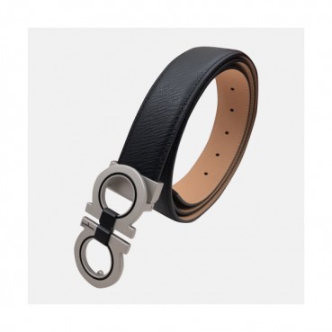 Salvatore Ferragamo 2019 Mens GancioBuckle Leather Belt - 살바토레 페라가모 남성 간치오 버클 레더 벨트 Fer0219x.Size(3.4cm).블랙은장